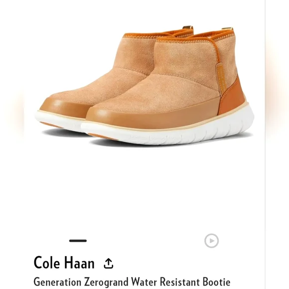 NWT Cole Haan zerogrand bootie, water resistant 6.5 - Picture 1 of 6